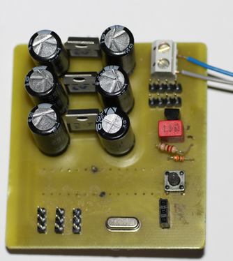 main PCB (front view)