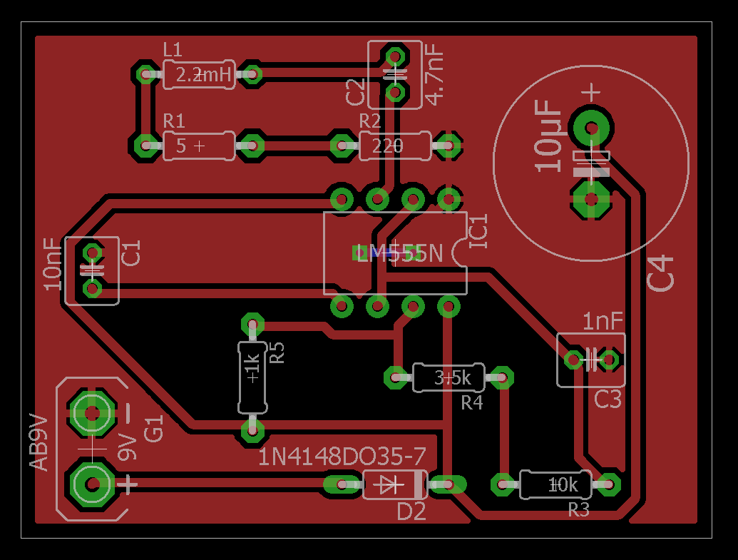 PCB of emitting part