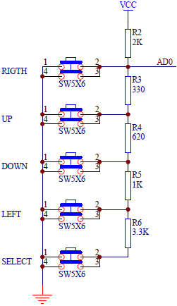 LCD Buttons